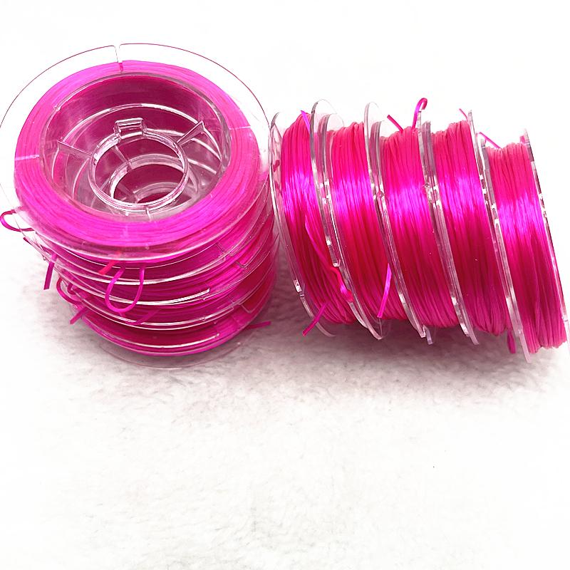 10 Yards/roll Colorful Elastic Rope Crystal Line Rope Cord for Jewelry Making Diy Bracelets Necklace Beading Bracelet Rope