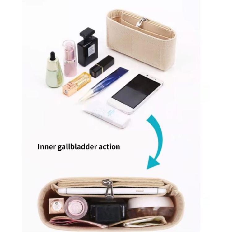 Felt Insert Bag Organizer Versatile Travel Insert Bag Cosmetic Bags Handbag