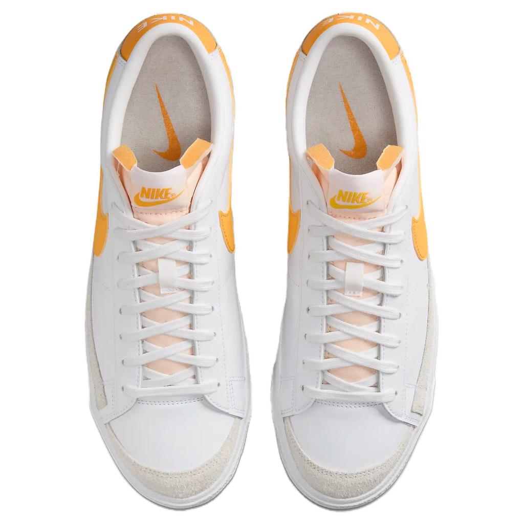 Nike Blazer Low '77 Vintage White University Gold Phantom Sneakers Skateboard Shoes DA6364-112