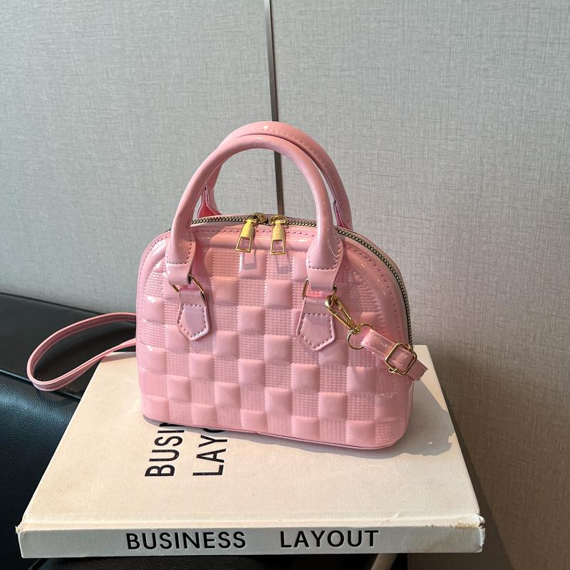 Summer new women's bag fashion indentation handbag women's fashion casual shoulder messenger casual simple bag