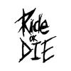 Adesivo Telaio Bici MTB Ride or Die Adesivo Tubo Orizzontale Decalcomanie Bicicletta Adesivi Decorativi Telaio Adesivi Bici Decalcomania Bici