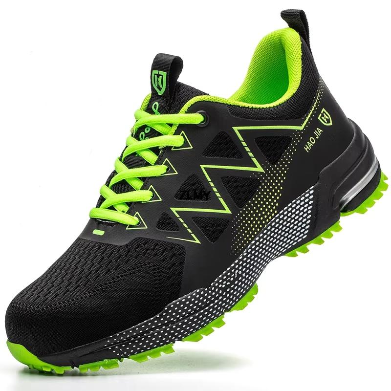 Work Safety Shoes Men Women Anti-smash Steel Toe Shoes Puncture Proof Security Work Sneakers Lightweight Protective Safety Boots