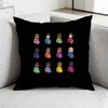 Rapper DDrake Pillow Case Square DoubleSided Printing Short Plush Sofa Cushion Cover Bedroom Bedside Pillow
