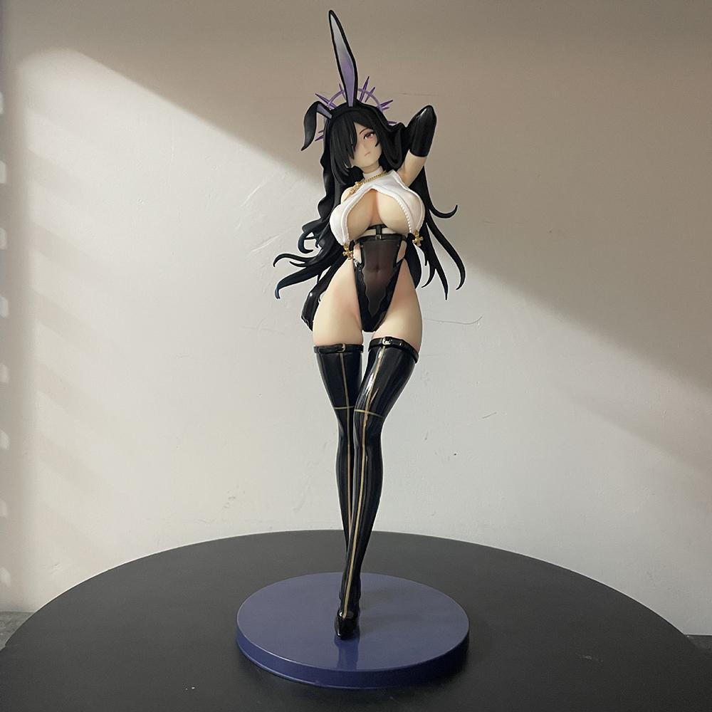 32cm BearPanda Bunny Girl Rabbit Hutch Series Black Nun PVC Action Figure Anime Figure Model Toys Collection Doll Gift