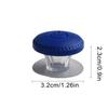 6Pcs Toilet Flush Button Tool Round Toilet Tank Button A Id Top Push Button Round Toilet Buttons Bathroom Furniture Sets Plumb