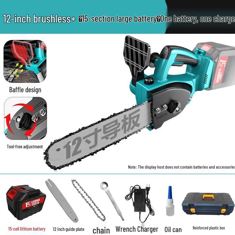 Jiaxuer Brushless Handheld Electric Chainsaw CN Plug (adapter Included)