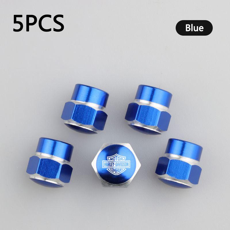 For Harley Davidson Pan America PA1250 ADV 1250 PANAMERICA 5Pcs Motorcycle Car Wheel Tire Valve Cap Metal Stem Cover Accessories