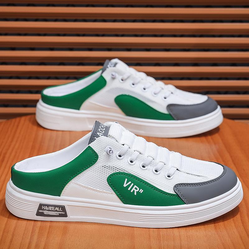 Módní Pánská obuv pro volný čas Letní outdoorové pantofle pro muže 2024 Pohodlné prodyšné pánské polobotky ploché ploché boty Chanclas Hombre