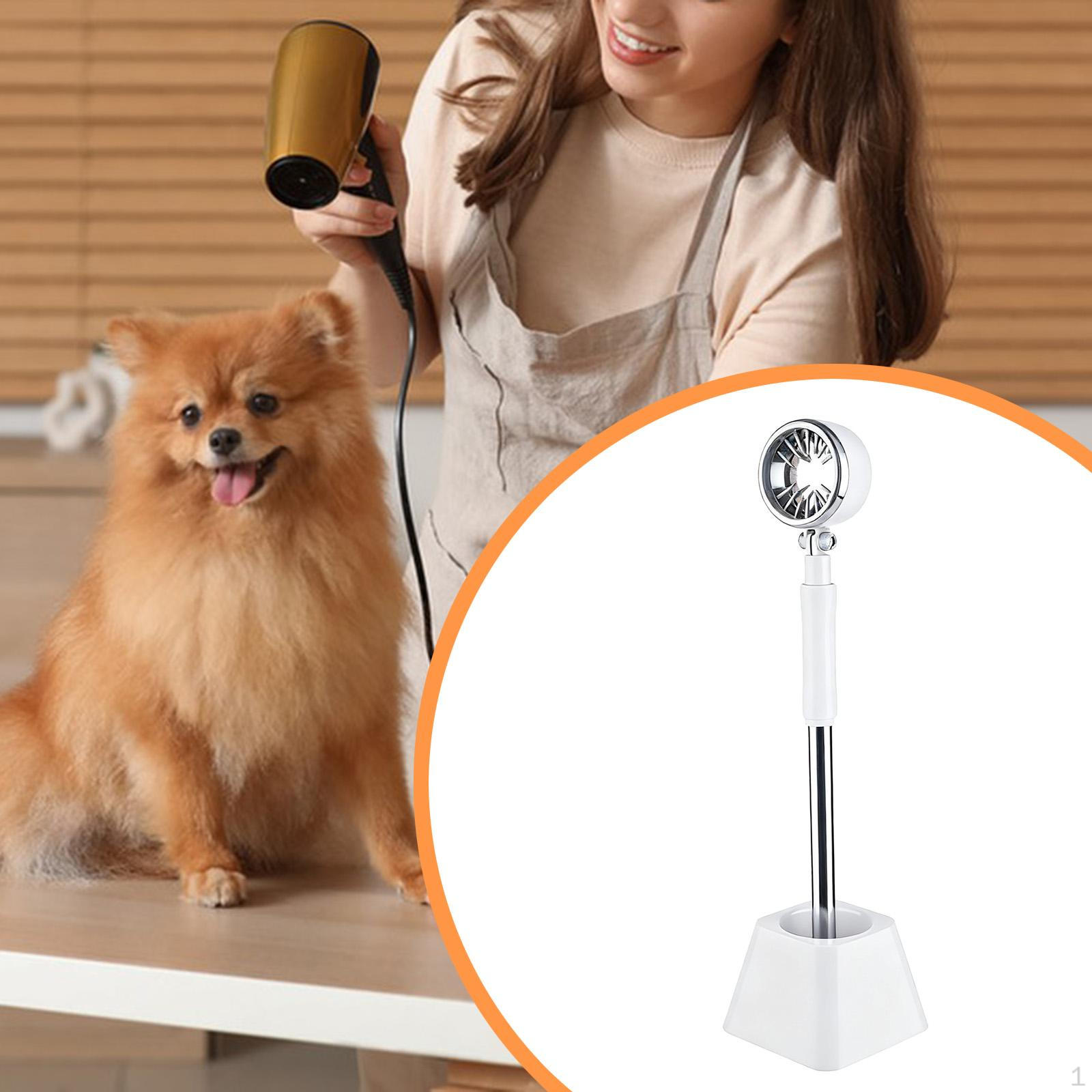 

Holder, Stand, Groomer, Adjustable, Lightweight, 180° Rotatable, Pet Beautician, Accessories белый