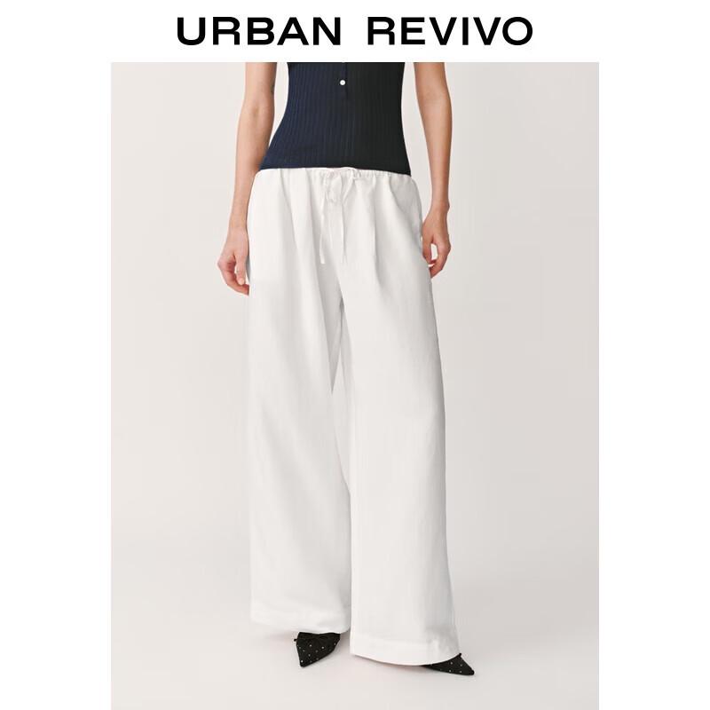 

UR 2025 Women s Elastic Waist Wide-Leg Pants S