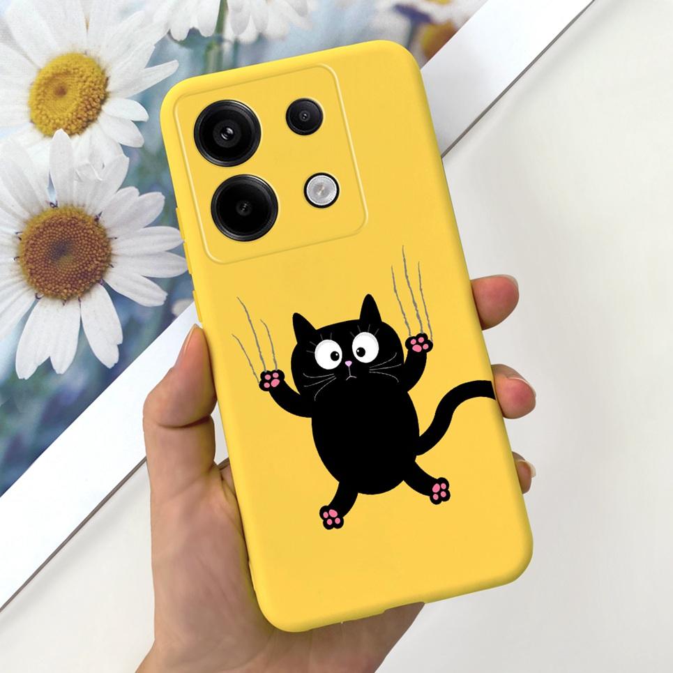 For Xiaomi Poco X6 Pro 5G Phone Case Xiaomi Poco M6 Pro 4G Back Cover Cartoon Cool Style Child's Coque Funda Soft Silicone TPU