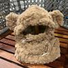Ear Protection Winter Plush Hat Windproof Girl's Hat Hooded Scarf Fashion Earflap Bonnet Hat