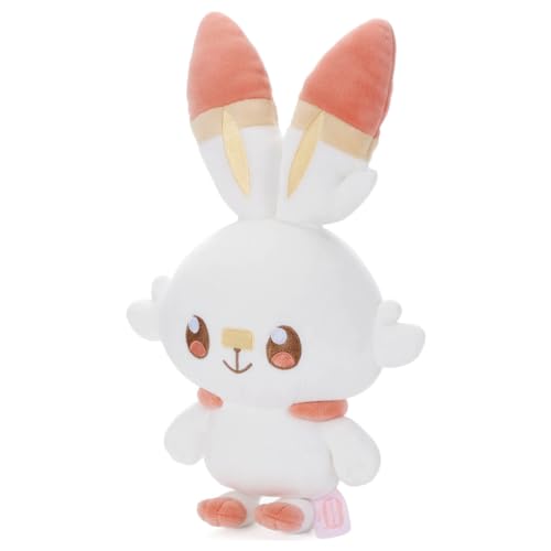 Takara Tomy Arts (TAKARATOMY A.R.T.S) Pokémon PokePeace Mocchi-Mocchi-Style Plush Toy - Scorbunny (approx. 36cm Tall)