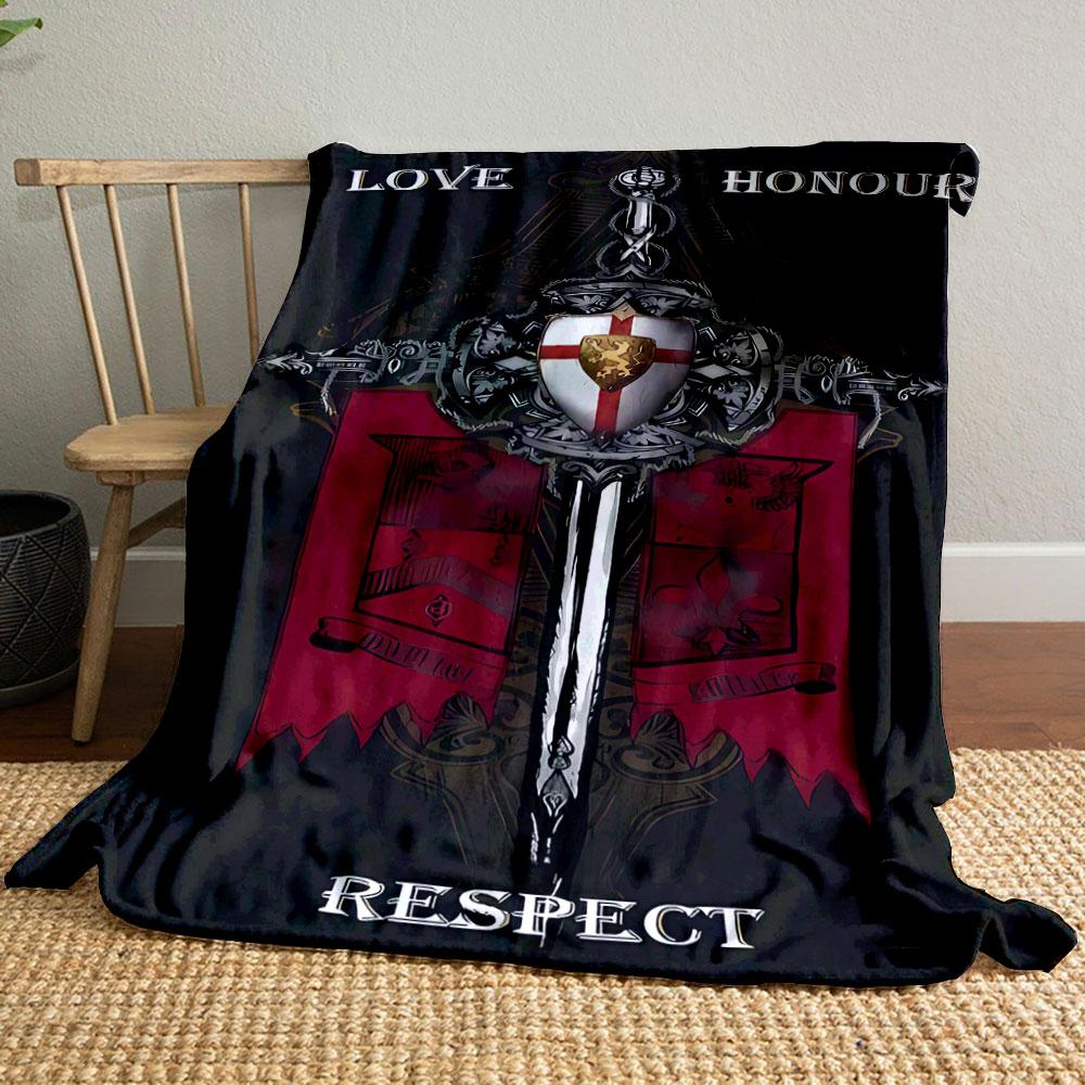 

Knight Sword Shield Blanket Printed Blanket for Living Room Bed Couch lunch break Soft Cozy Blanket for Friend s festival Gift 80cm x 120cm