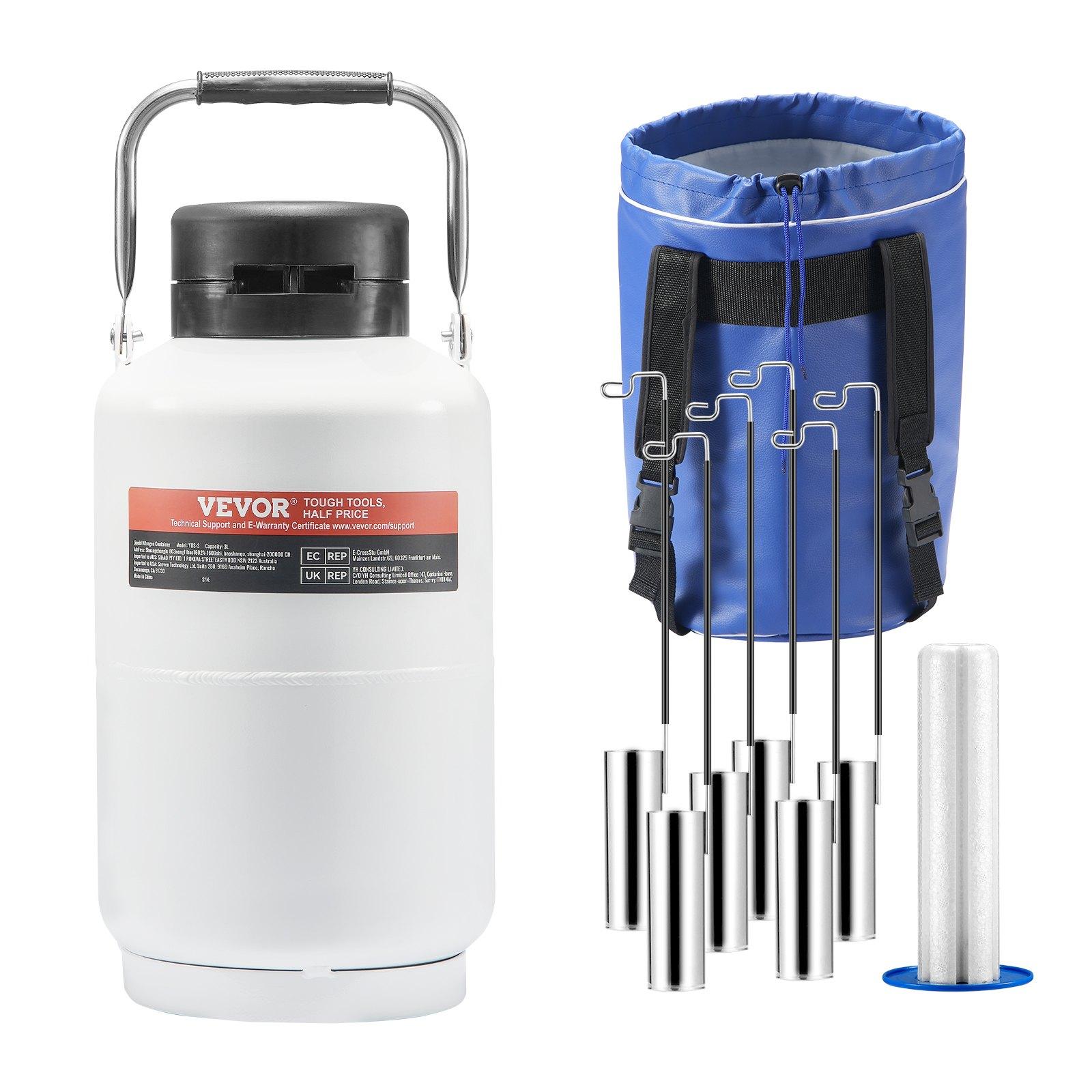 VEVOR Liquid Nitrogen Tank, 3 L