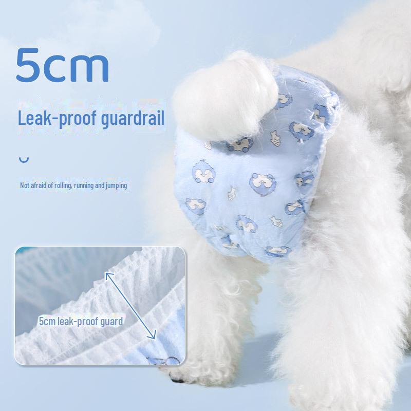 Female Dog Physiological Pull-Up Pants and Male Dog Diapers - Pet Sanitary Napkins for Menstrual Care.