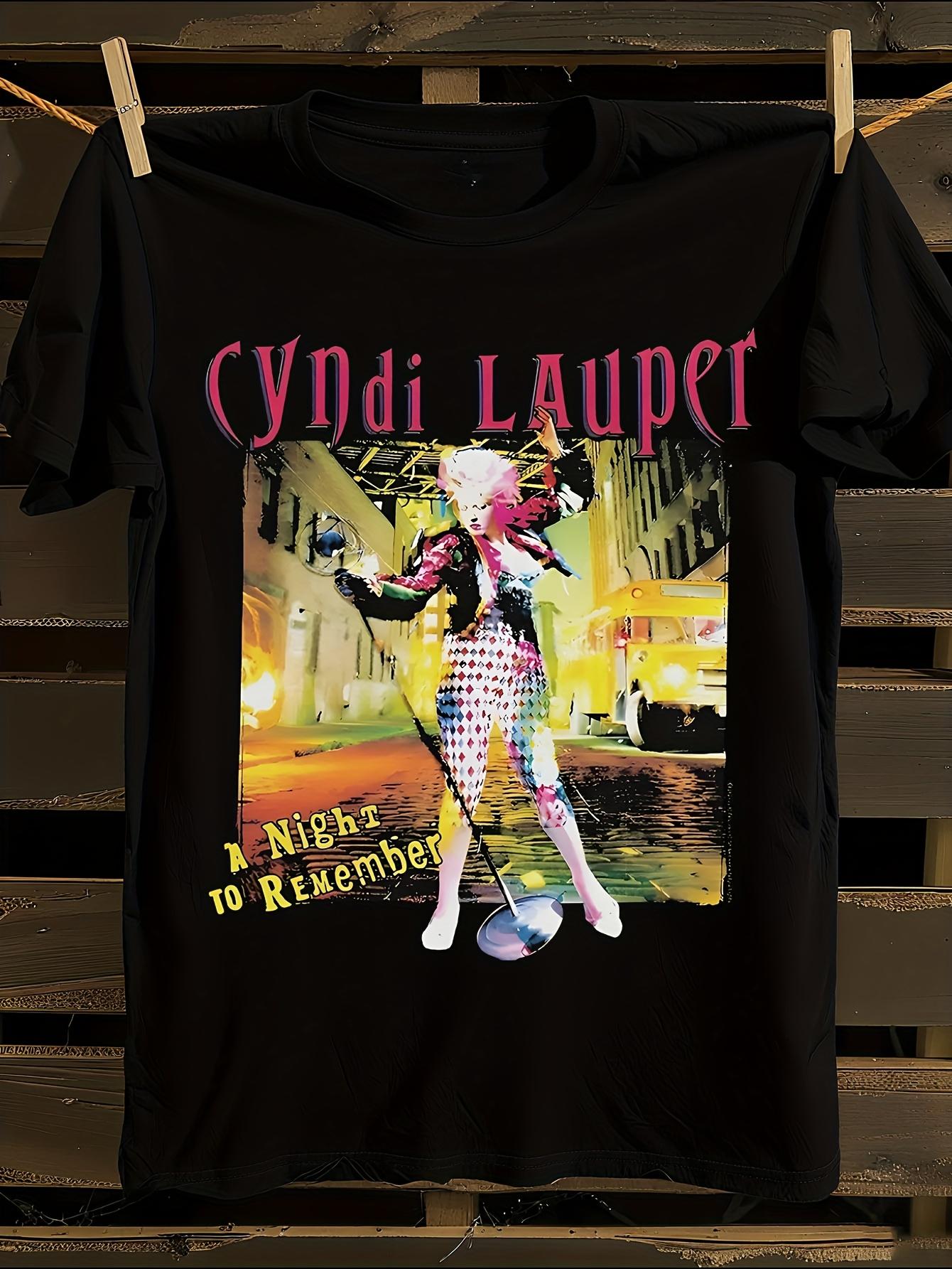 Cyndi Lauper She S So Unusual Tour Vintage Graphic T-shirt S