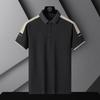 Erkek Yaz Polo Gömlek T-Shirt Iş Rahat Nefes Tee Düz Renk Gevşek Rahat Yaka Kısa Kollu Gömlek