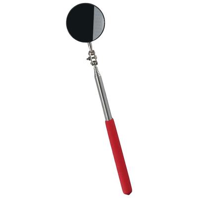 Stainless Steel Round Telescoping Mirror 360° Swivel Head Inspection Tool  Checking Vehicle, Car