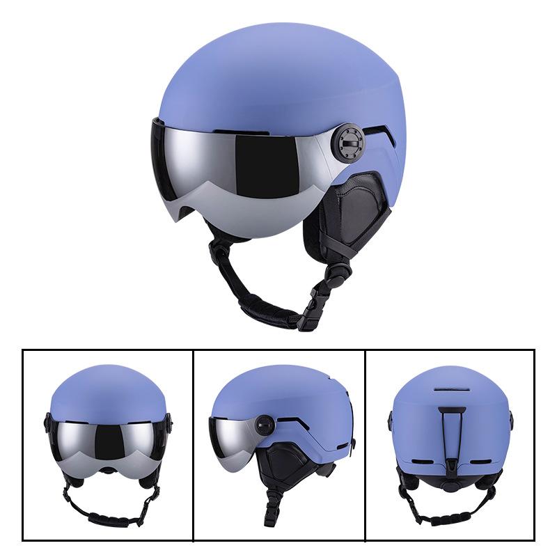 Professional Hot Selling CE CPSC Standard Ski Helmet With Goggles Adults Safety Snow Helmet Head Protection Snowboard Helmet