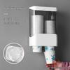 Wall-Mounted Automatic Disposable Cup Dispenser – Punch-Free Paper Cup Holder, New Model for Home Use