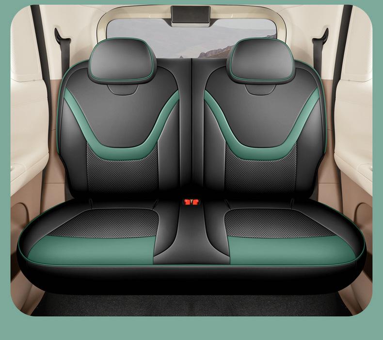 Leather Car Seat Covers for Wuling Bingo Pro - Universal, All-Season, Full Coverage Seat Cushions