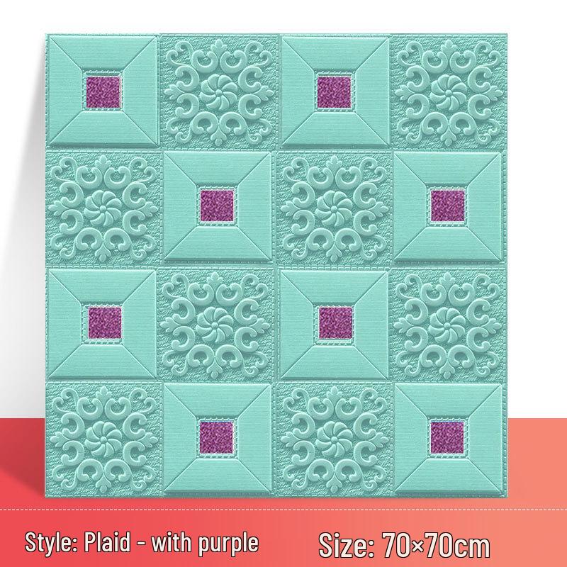 3D Waterproof Self-Adhesive Bedroom Wallpaper for Home Decoration