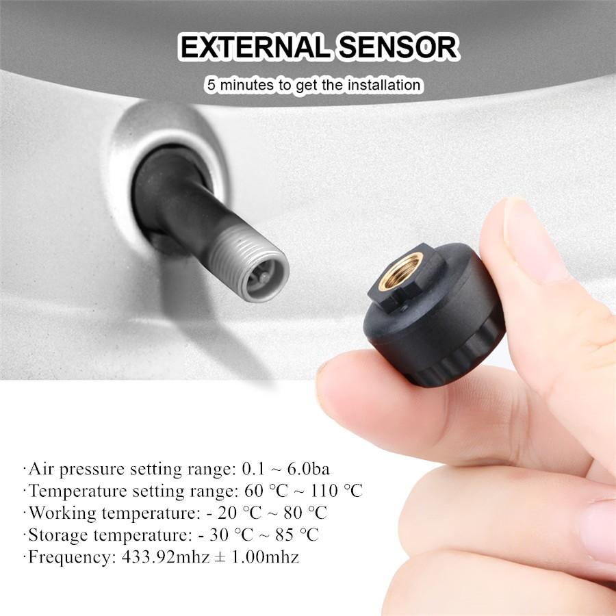 USB Android TPMS Car Tire Pressure Monitoring Alarm