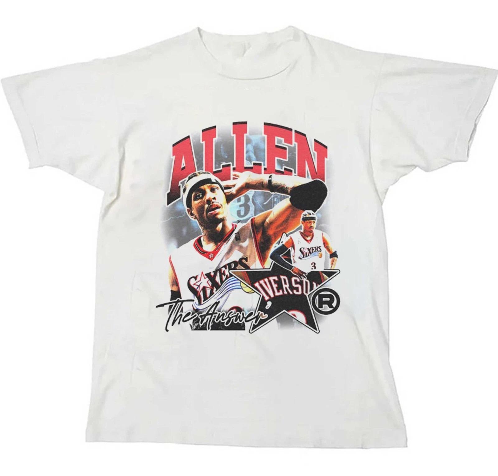 Men s and Women s T-shirts Hot Allen Iverson Shirt New Unisex S-5XL L
