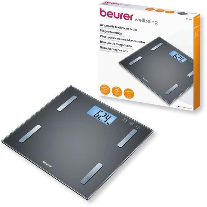 Beurer Körperanalysewaage BF 180 Schwarzes Glas