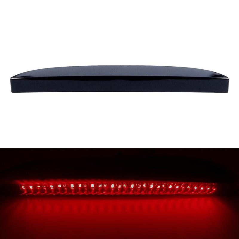 Trzecie światło hamowania samochodu wysoko montowane światło hamowania 3RD lampa stopu czarny kierunkowskaz LED dla Renault Clio Mk II III 1998-2006 7700410753