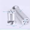 Furniture Legs Stainless 2inch Diameter, 2pcs Pack, With No-skip Rubber Base