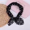 Lady Neckerchief Dotted Neck Scarf for Casual and Formal Attire Square Scarf