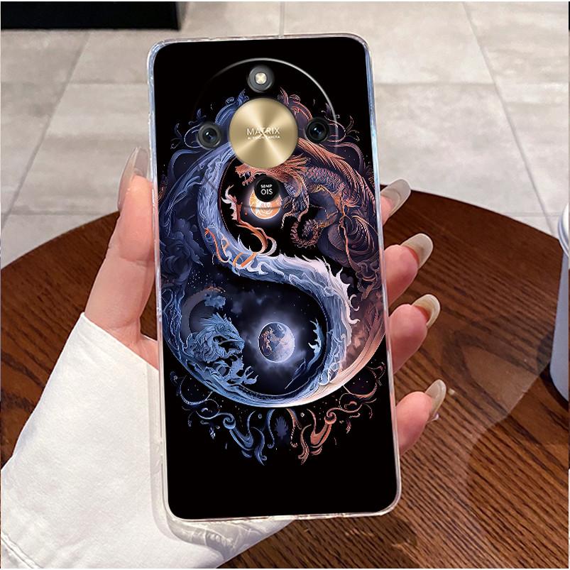 For Honor X9d 2025 Case Clear Luxury Cute Love Rabbit Funny TPU Soft Silicone Phone Case For Honor X9d 5G Transparent Back Cover