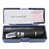Handheld-Alkoholrefraktometer Zuckerwein-Konzentrationsmesser Dichtemesser 0-32% Alkohol Bier 0-32% Brix Trauben