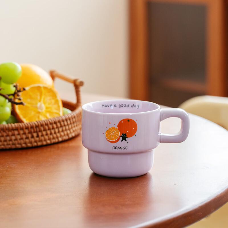 Cute Cartoon Ceramic Mug Set (2-Pack)