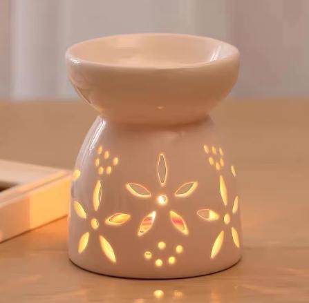 Scented Tealight Holders Aroma Essential Oil Warmer Aromatic Incense & Candle Perfume Wax Melt Ceramic Burner Tealight Holders No scented