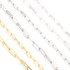 10Yards/Lot 6 9mm Flat Cross Chain Copper Clad Iron Link Bulk Chains For DIY Jewelry Making Handmade Necklace Chains Materials