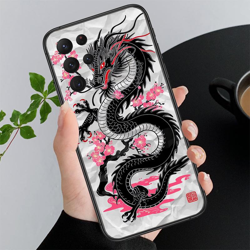 Chinese Dragon Art Funda Phone Case For Samsung A55 A16 A56 A36 A23 A35 A15 A53 A54 A33 A34 A25 A05S A52 A52S A14 A13 A71