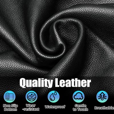 PVC Car Seat Covers Full Set Fit Most Cars Covers Full-Wrapped Breathable Fabric For Interior Accessories for Trucks and SUV