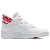Li Ning We Wo Wrap Warm Non-Slip Mid-Top Skate Shoes Women skate shoes White Red AGCQ238-1