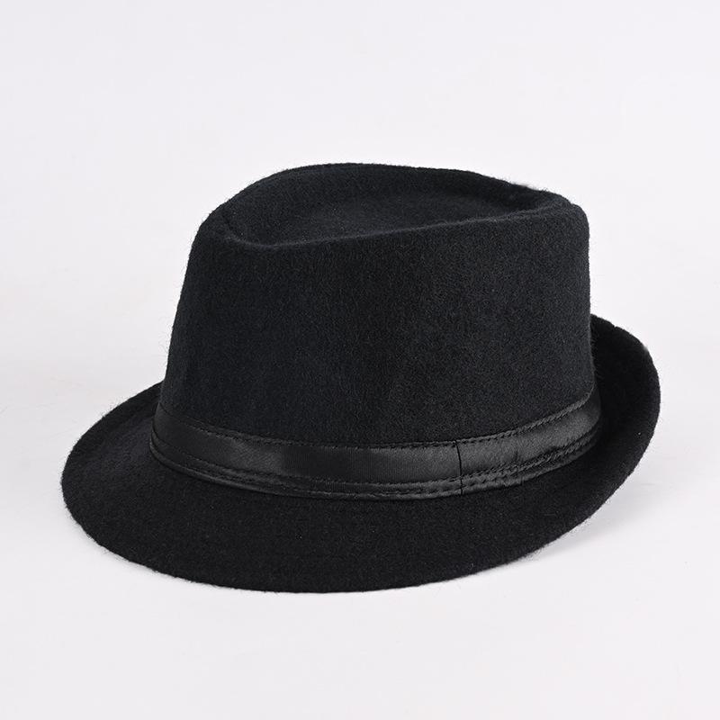 Autumn and Winter Models Are Available for Men and Women, British Retro Hats, Fashionable Gentleman Hats, Jazz Hats, Trendy Woolen Top Hats.