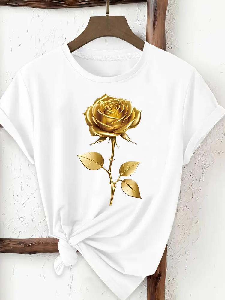 (Asian Size) butterfly lovely trend Clothing T Shirt Print Female Woman Women Fashion Tee Top Short Sleeve Graphic T-shirts
