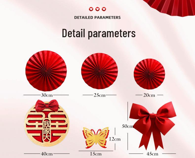 Groom & Bride Bedroom Wedding Decoration Set - 2025 New Style