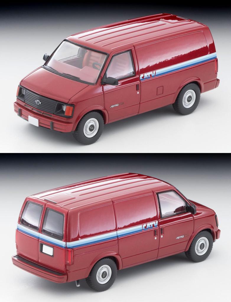 Tomytec Tomica Limited Vintage Neo LV-N344a Chevrolet Astro Van (Red) Complete Model 332763