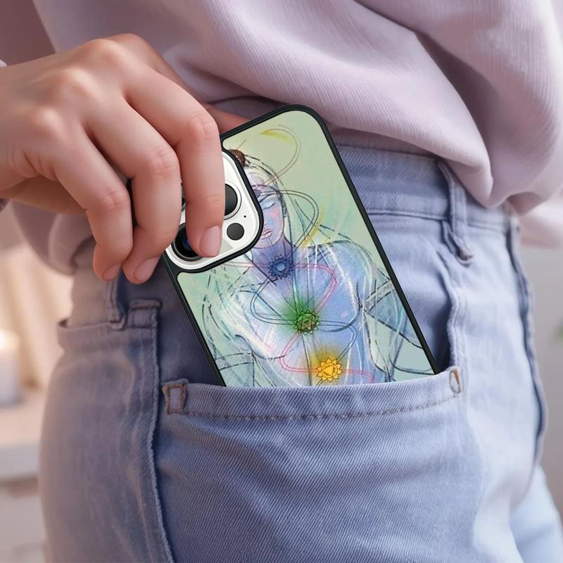 

Mandala Chakra Insist Yoga soft Phone Case For iPhone 17 Air 15 16e 14 13 Pro Max Coque 12 11 Pro Max PLUS cover iPhone 15plus