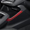 For Subaru Crosstrek Impreza 2024-2026 Carbon Fiber Wireless Charger Dual Side Decor Trim Anti Scratch Interior Car Accessories