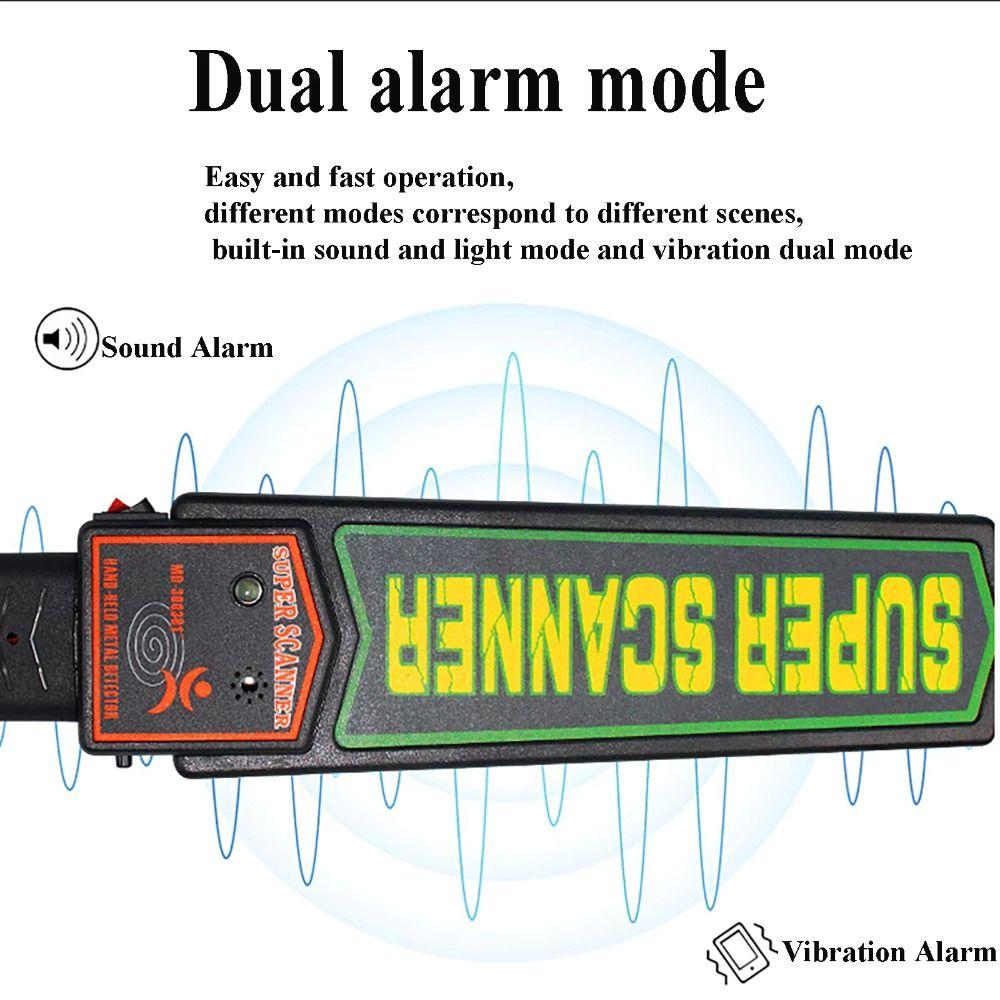 360° Scan Metalldetektor Hohe Empfindlichkeit Sicherheitsscanner Handheld Antennenlokalisierer Holz