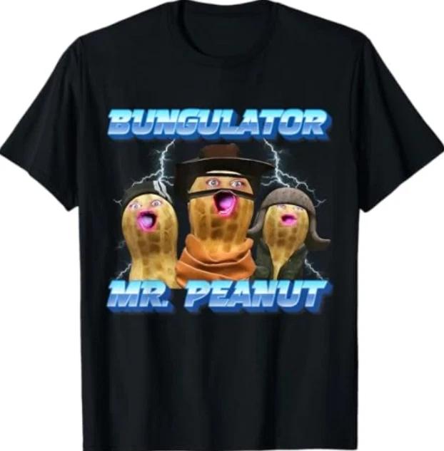 The Burnt Peanut Funny GOOP Mr. Peanut Bungulator T-Shirt S