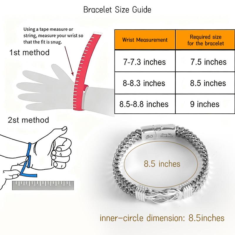 Fashionable Hand Jewelry - Simple Yet Powerful - Double-row Reversible Chain Fusion Twisted Stainless Steel Men's Bracelet